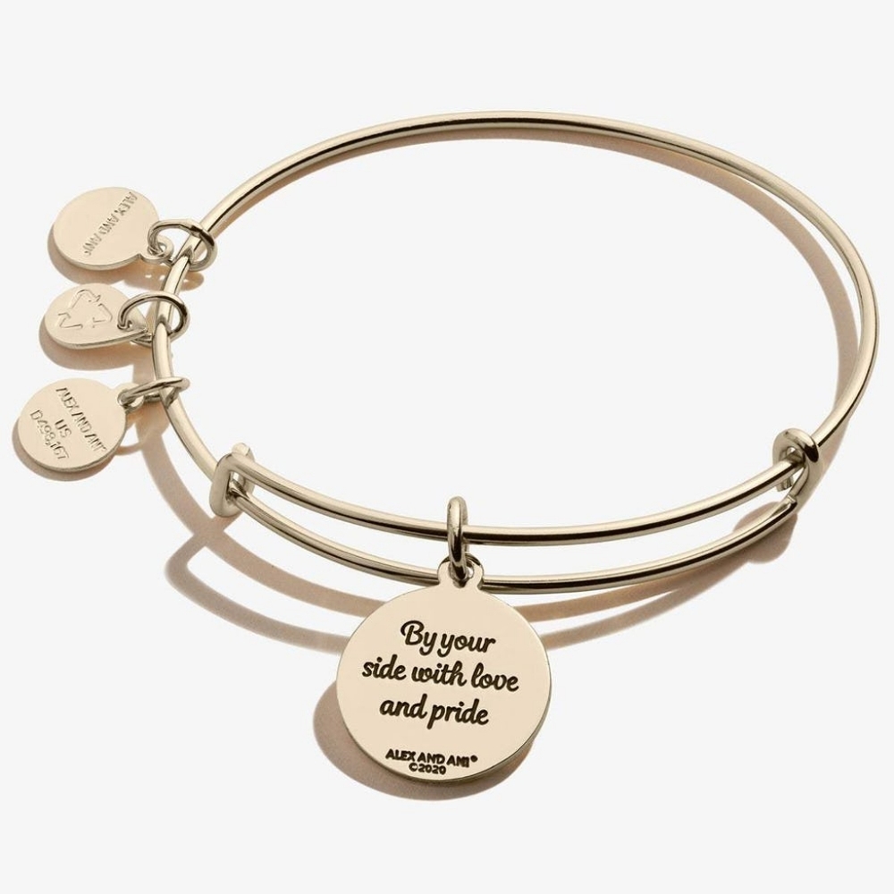 NWT, Alex and Ani Gold Because I Love You Granddaughter Bracelet - Picture 2 of 9